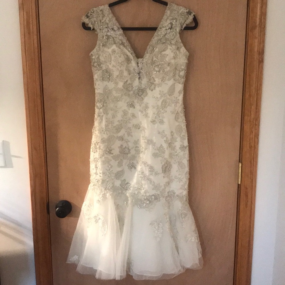 Allure Bridals wedding dress tea length